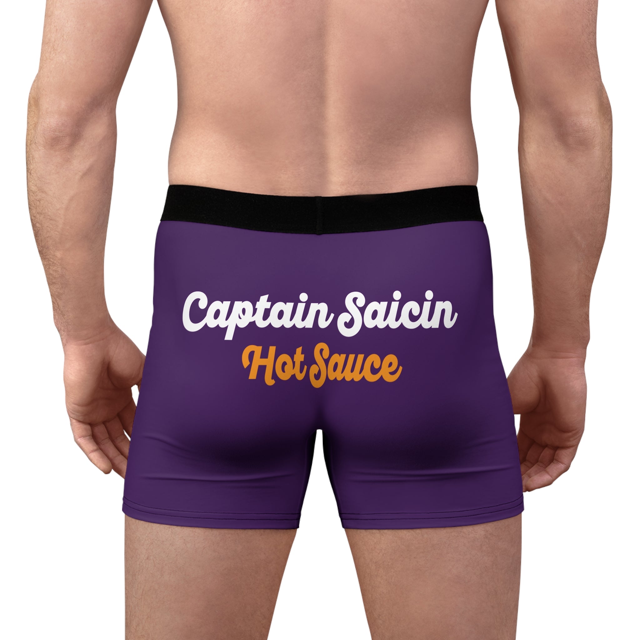 Captain Saicin Hot Sauce Boxer Briefs — Pirate Pattern Men’s Underwear