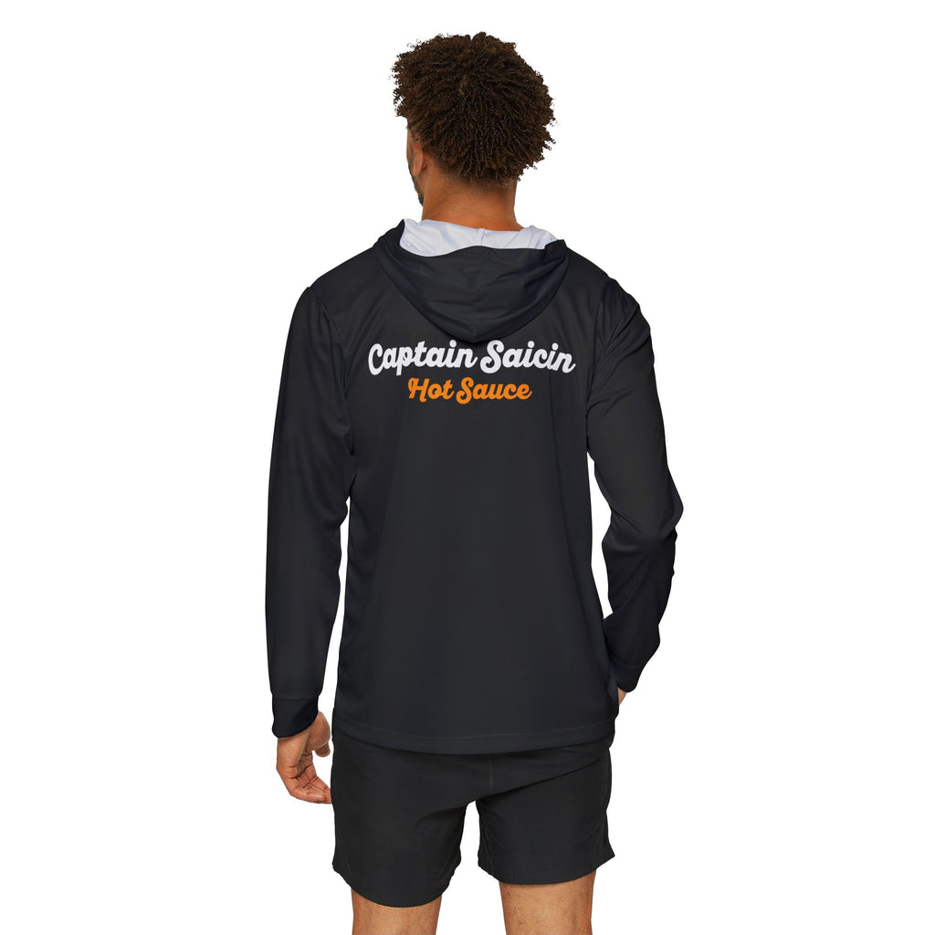 Captain Saicin Hot Sauce Hoodie — Men's Sports Warmup Pullover