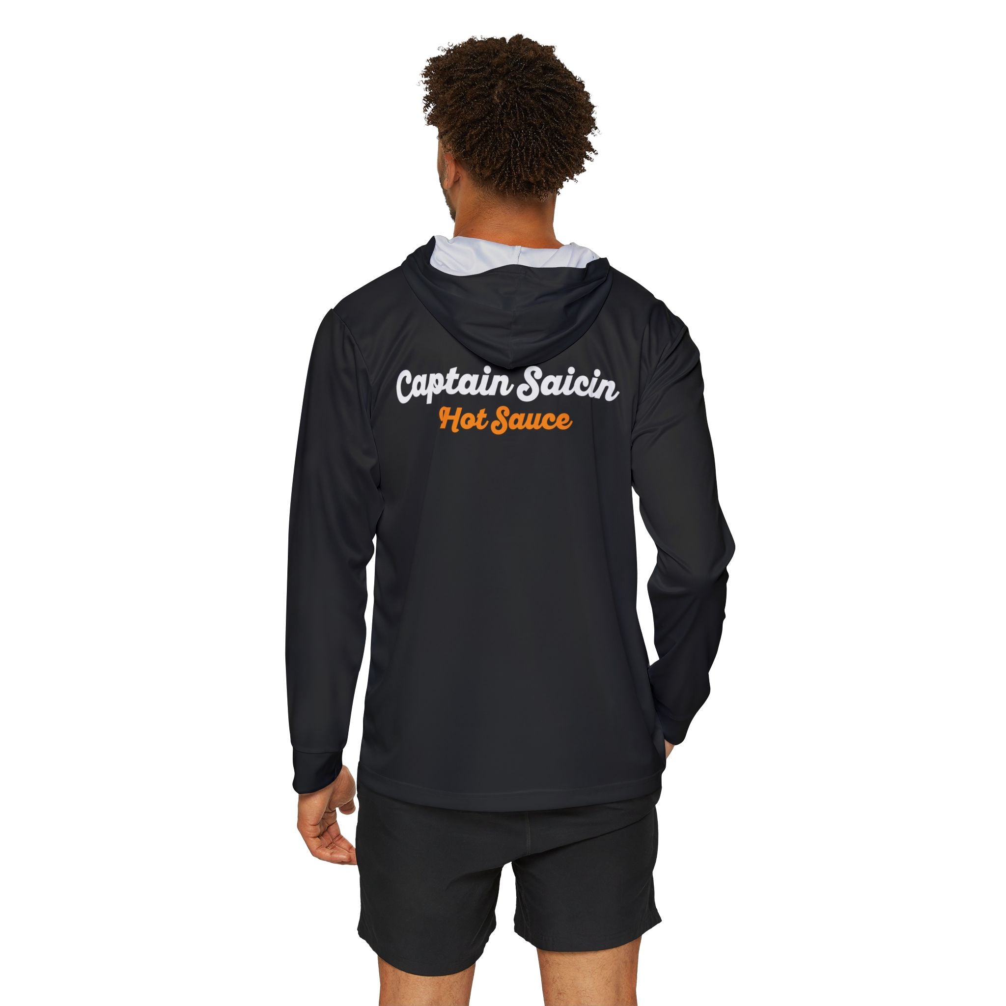 Captain Saicin Hot Sauce Hoodie — Men's Sports Warmup Pullover