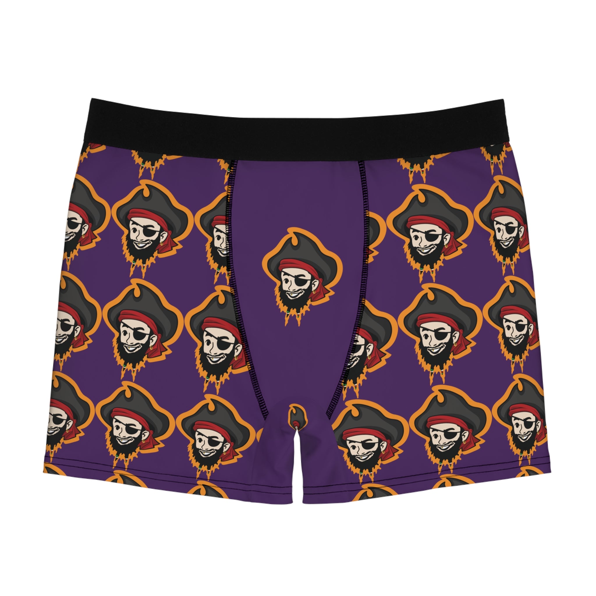 Captain Saicin Hot Sauce Boxer Briefs — Pirate Pattern Men’s Underwear