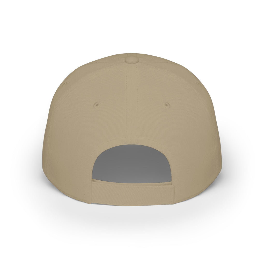 Pirate Skull Logo Low Profile Baseball Cap — Embroidered Buccaneer Hat