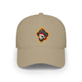 Pirate Skull Logo Low Profile Baseball Cap — Embroidered Buccaneer Hat