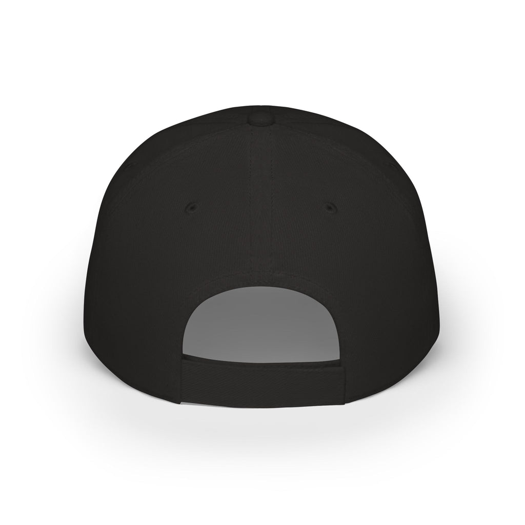 Pirate Skull Logo Low Profile Baseball Cap — Embroidered Buccaneer Hat