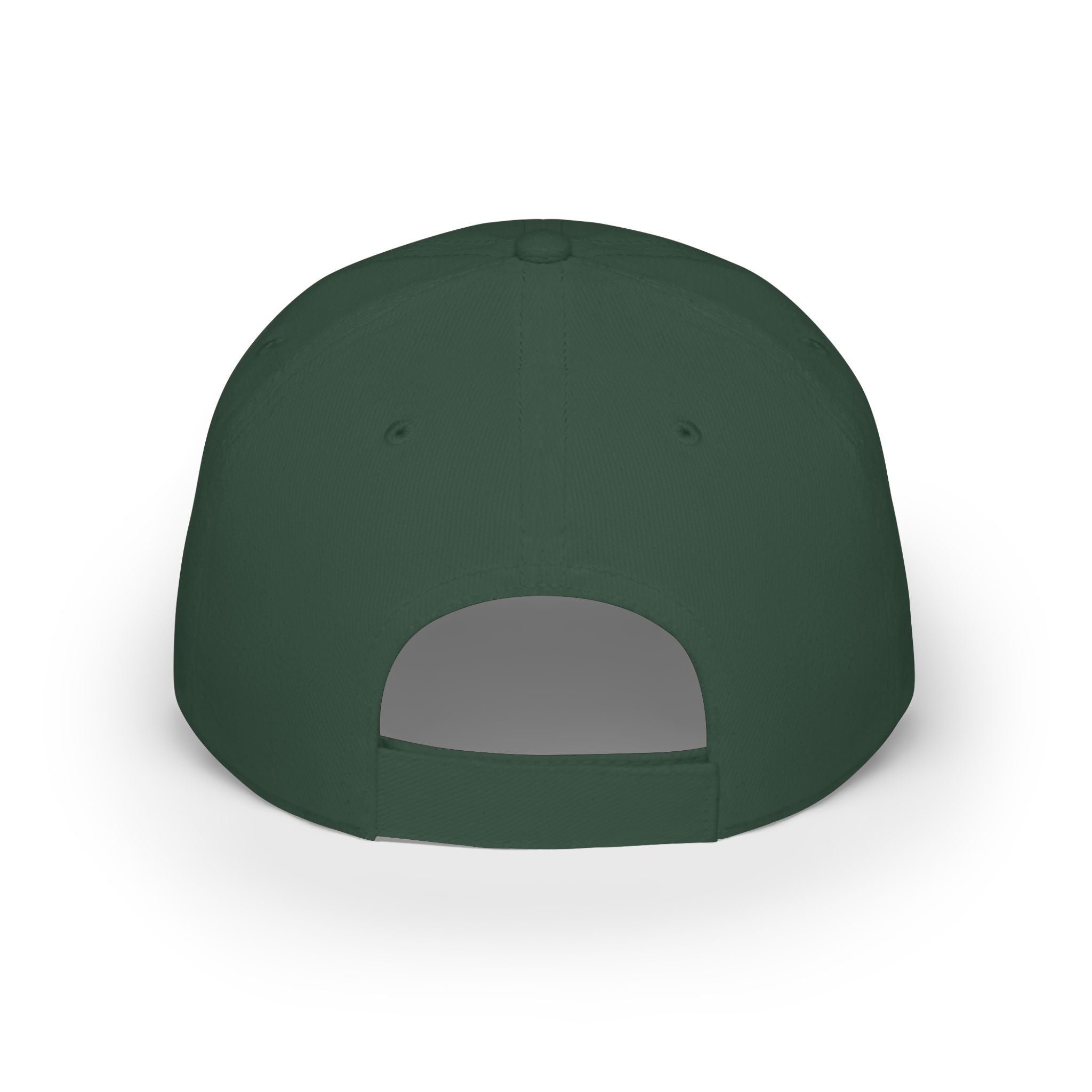 Pirate Skull Logo Low Profile Baseball Cap — Embroidered Buccaneer Hat