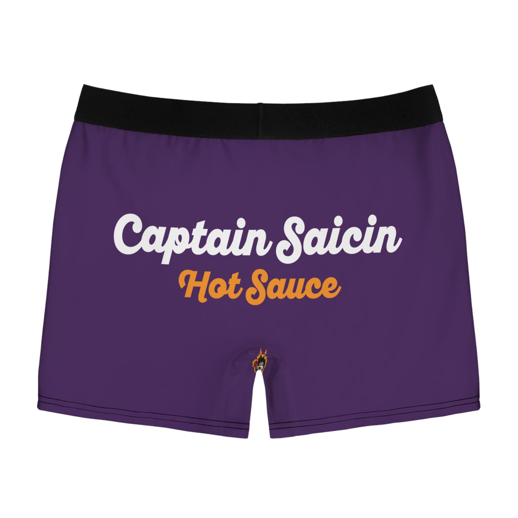 Captain Saicin Hot Sauce Boxer Briefs — Pirate Pattern Men’s Underwear