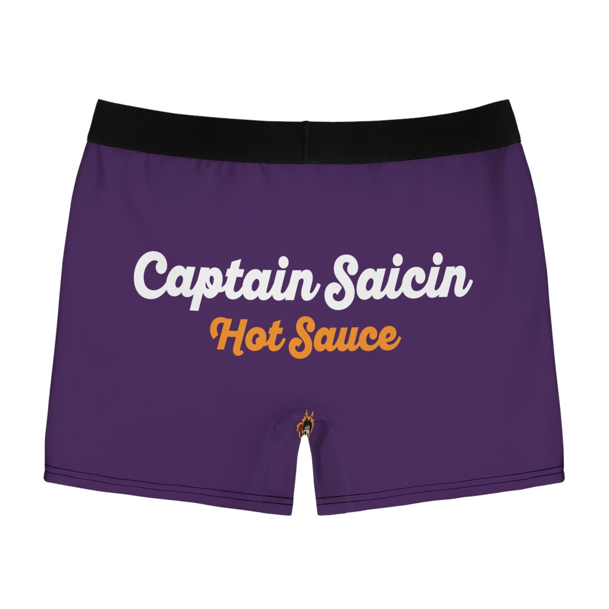 Captain Saicin Hot Sauce Boxer Briefs — Pirate Pattern Men’s Underwear