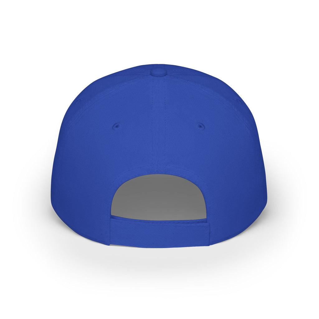 Pirate Skull Logo Low Profile Baseball Cap — Embroidered Buccaneer Hat